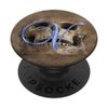V Blue Skull Skeleton Dead Horror Initial Monogram Letter PopSockets Swappable PopGrip