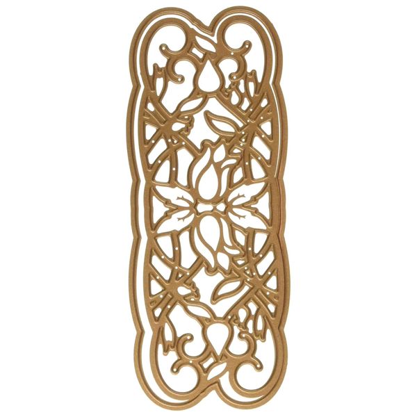 Spellbinders Shapeabilities Floral Swirls Strip Die, Brown