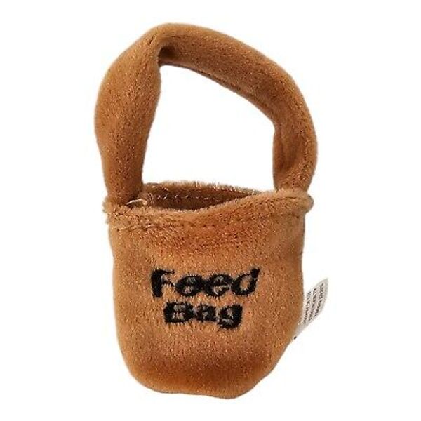 Aurora Toy Horse Feed Bag Play Pretend Brown Miniature