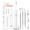 Plaque Remover for Teeth, Electric Tooth Cleaner Tartar Remover for Teeth with LED Light,4 Modes Rechargeable Teeth Cleaning Kit with Dental Tools, 2 Replaceable Heads