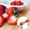 Luckious Strawberry Huller - Effortless Strawberry Stem and Leaf Remover (2 Pack)