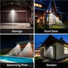 EverBrite 128 LED Solar Outdoor Lights 7000K Solar Motion Sensor IP65 Wall Light