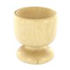 Fackelmann 56611 Eierbecher natur poliert, braun