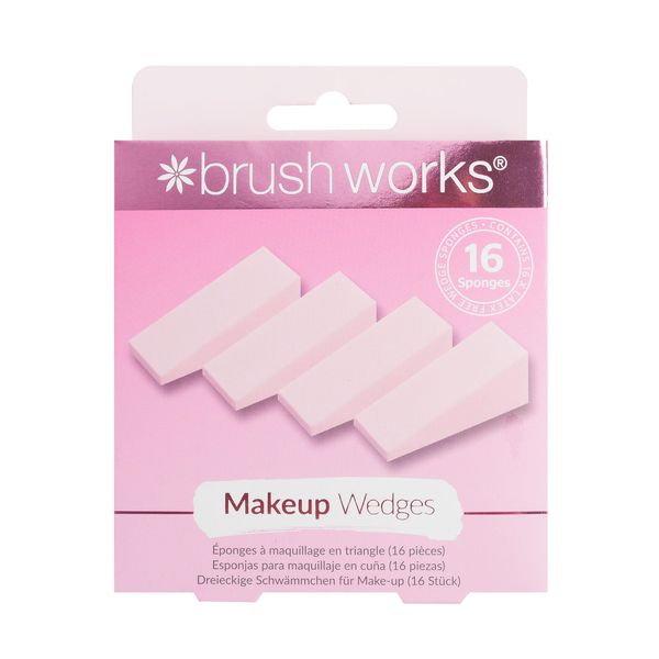 Brushworks Makeup Wedges (16 Pieces)