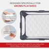 2 Pack Waterproof Pack n Play Sheets Fitted for 4moms Breeze/GO Playards Quilted