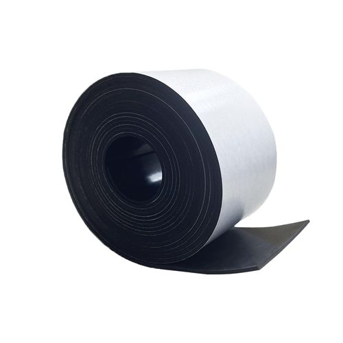 Solid Rubber Sheet with Adhesive 1/16 (.062)" Thick X 2" Wide X 10'Long, Solid Rubber Strips Rolls Self Adhesive for Gasket, Protection (2"X10'X1/16")