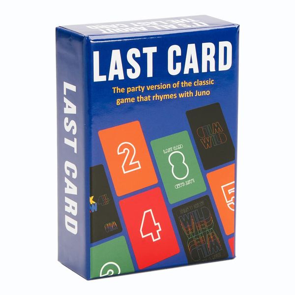 Last Card - The Juno Party Game | The Party Version of The Classic Favorite That Rhymes with Juno - Card Game Set for Adults, Groups, Couples, Bachelor, Bachelorette, Friends and Family, drinking game