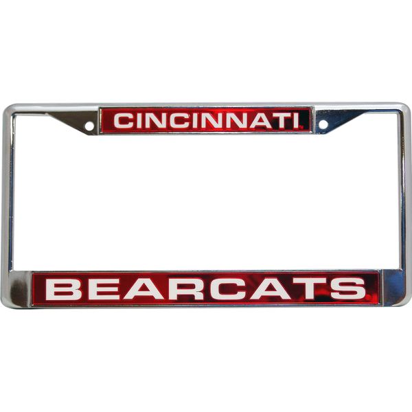 Rico Industries NCAA Unisex-Adult Laser Cut Inlaid Standard Chrome License Plate Frame