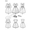 Simplicity U5 Dress Patterns 7717.