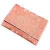 Lacquer Pludacter with Prayer Beads Bag, Cherry Blossom Brocade, Pink