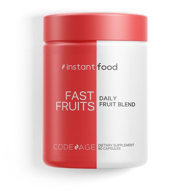 Codeage Instantfood Fast Fruits, Whole Food Daily Fruits Vitamins Capsules