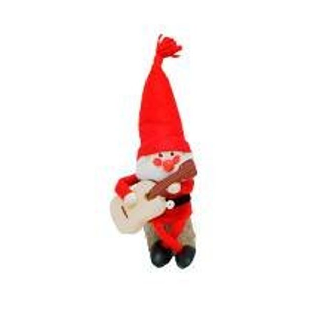 [Nordika Nisse norudyika nisse] christmas wooden doll (Guitar with Santa/nrd120068)