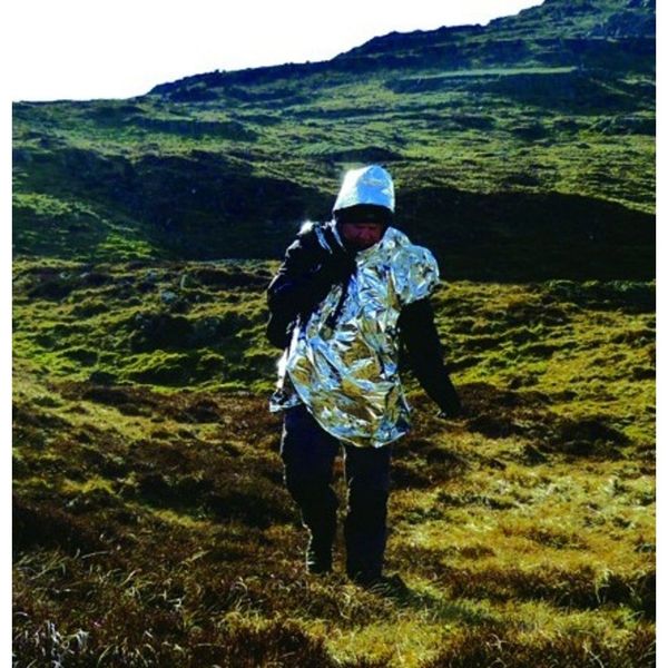 Bushcraft BCB Emergency Foil Poncho - Silver