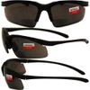 Apex Bifocal Safety Glasses UV400 Magnifying Reading Eyewear 2.50 Magnifier Smoke Lens