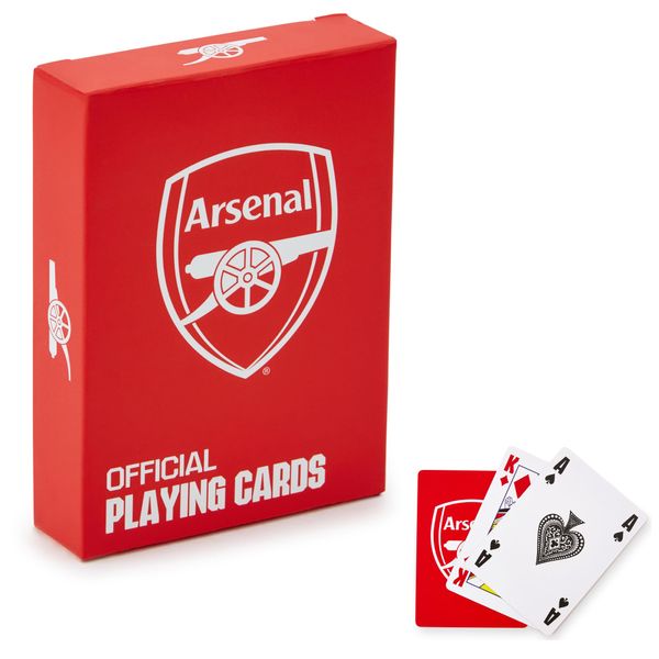 The Gift Scholars Officially Licensed Arsenal FC Playing Cards - Standard 52-Card Deck Card Game for Gooners of All Ages