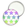 Rainbow Star Pattern - 55mm Round Compact Mirror