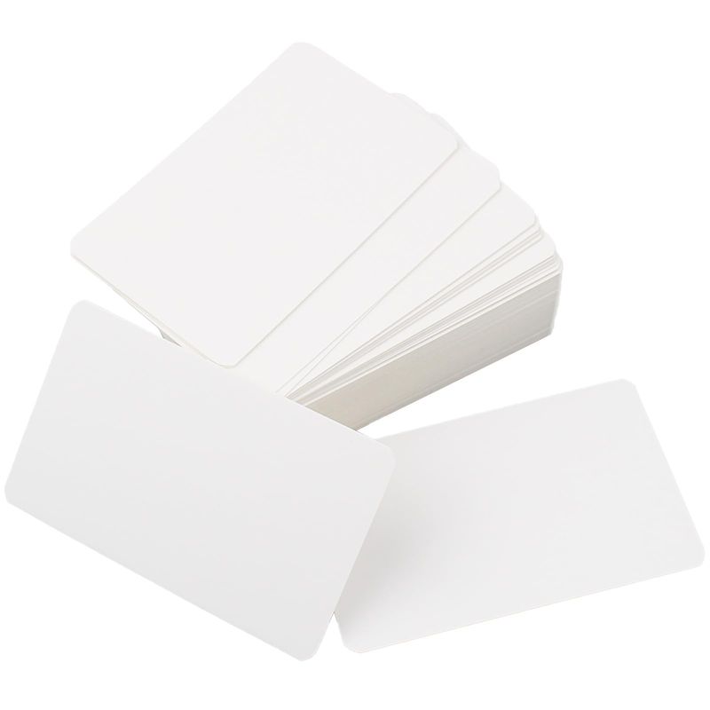 100 Stück Weiß Blanko Spielkarten,Visitenkarten Blanko,Blank Cards