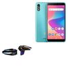 BoxWave Gaming Gear Compatible with BLU Studio X10+ - Touchscreen QuickTrigger Auto, Trigger Buttons Autofire Gaming Mobile FPS - Jet Black