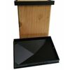 Nuvo Iron Pyramid Post Cap, 4" x 6" - Black