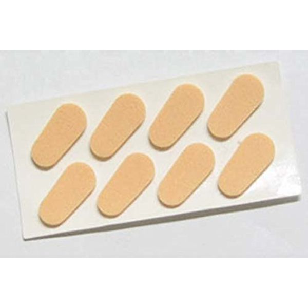 Soft Peel N Stick Nose Pads Long, 4 Pair, Peach Colored