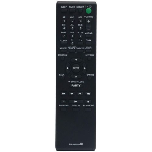 RM-ANU093 Replacement Remote Control fit for Sony Network Audio System NAS-SV20DI NAS-SV20i NAS SV20DI NAS SV20i
