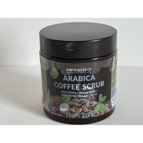 First Botany 100% Natural Arabica Coffee Scrub 11 Oz Sealed