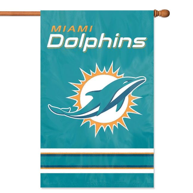 Party Animal Miami Dolphins Banner NFL Flag, 44" x 28"