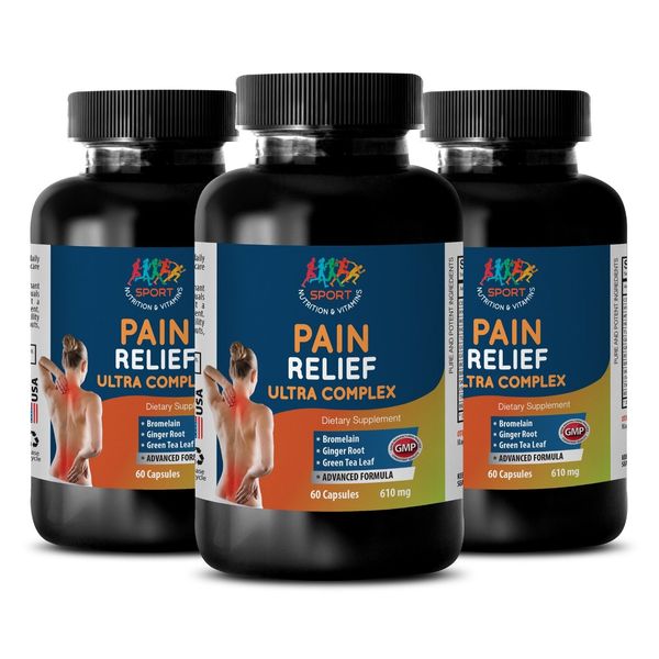 Pain Killers Capsules - PAIN RELIEF ULTRA COMPLEX 610MG 3B - Msm 500