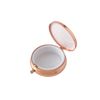 Pill Case Round Compact Case Rose Gold 5 Pieces Supplement Case Deco Parts Accessory Case