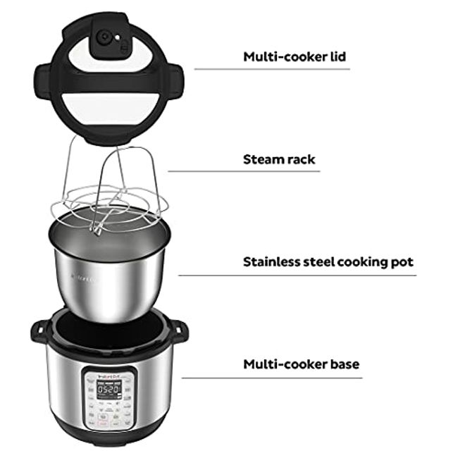  Instant Pot Duo Plus Mini 9-in-1 Electric Pressure Cooker,  Sterilizer, Slow Cooker, Rice Cooker, 3 Quart, 13 One-Touch Programs &  Ceramic Non Stick Interior Coated Inner Cooking Pot Mini 3 Quart