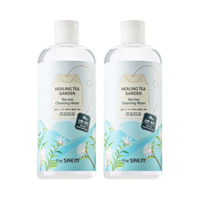 [The Saem (cosmetics)] The Saem Healing Tea Garden Tea Tree Cleansing Water 500ml 1+1