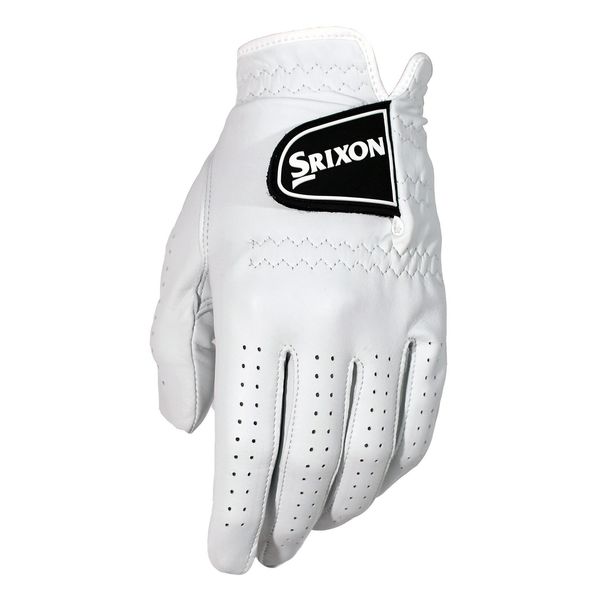 Large White Srixon Cabretta Leather Golf Gloves Premium Fit and Performance