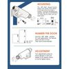 25 Pack Rok Hardware Soft Close Damper for Cabinet Doors/Compact/SoftClose Ca...