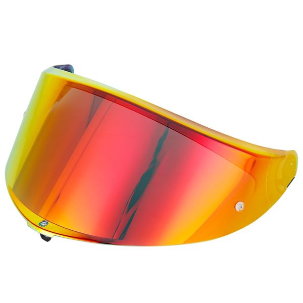 K6 Helmet Visor, K6-S Tinted Helmet Face Shield Replacement Compatible with K6 K6S (Smoke Revo Red Gold)