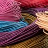 esnado Leather Cord Round 2 mm Red 20 m