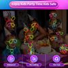326Pcs Glow Sticks Bulk Party Supplies, 150 Glowsticks for Kids/Adults Festival with 176 Connectors, Glow In Dark Party Supplies for Earring Glasses Bracelet Necklace, 12 Hours Non Stop Glow All Night