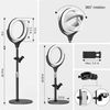 Ring light for laptop with stand & phone holder