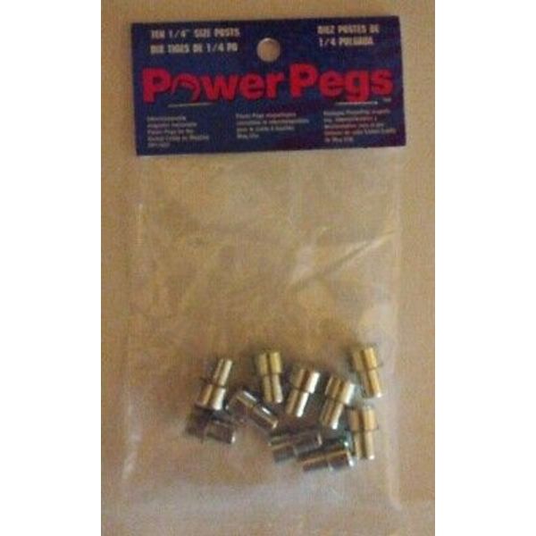 Magclip 1/4" power pegs, 10 pack