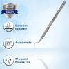 A2Z- 6pc Dental Pick Oral Care & Hygiene Hook Probe #23, Tooth Scraper Tartar & Plaque Remover Professional,Personal & Pet Oral Care Use - Tooth Cleaning at Home - 100% Stainless Steel, 5.5" Length