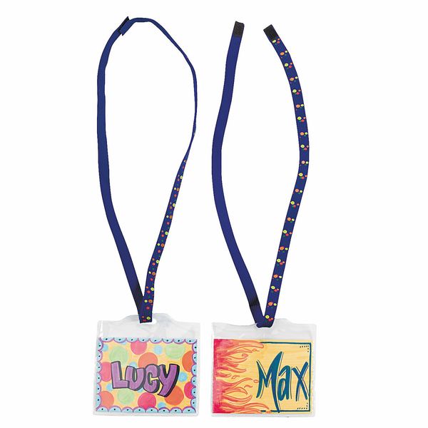Do It Yourself Super Safe Name Tags, 48 Pcs., Craft Kits, 48 Pieces
