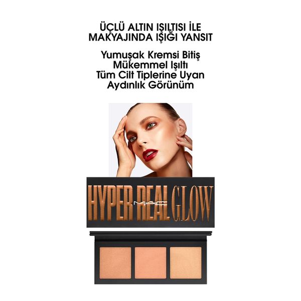 Hyper Real Glow Highlighter Aydınlatıcı Palet / Shımmy Peach 773602531547