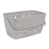 JVL Plastic Hanging Peg Basket, Grey