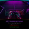 Deco Gear Gaming Desk 47" LED Waterproof PC Laptop Computer Table Workstation