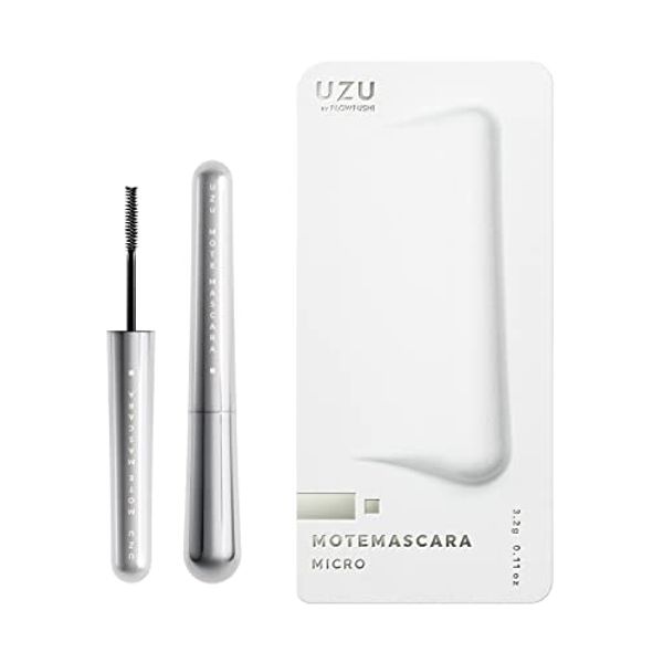 UZU BY FLOWFUSHI Mote Mascara [Micro] Eyelash Care Water Resistant Off Hot Water Alcohol Free Hypoallergenic