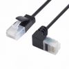 Cablecc Down Angled 8P8C STP Cat 5e LAN Ethernet Network Patch Cord 90 Degree to Straight Cable 50cm