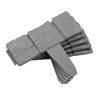 KCT 1 Pack - Grey Stone Cobble Effect Garden Lawn Border Edging Interlocking Path Edge - 10 Pieces Total