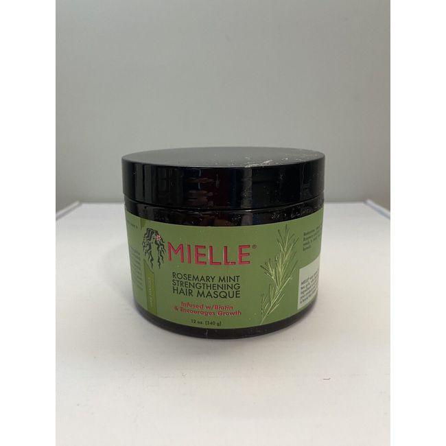 Mielle - Rosemary Mint Strengthening Hair Masque 12 Oz - Brand New