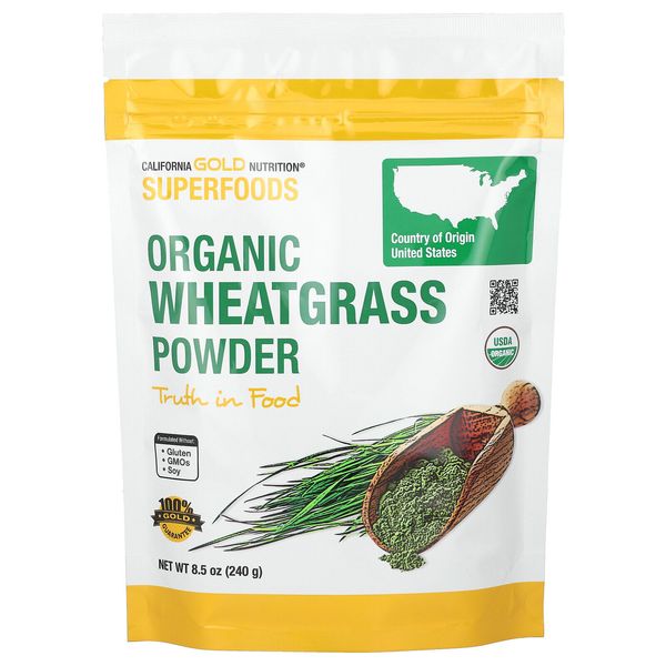 Superfoods, Organic Wheat Grass Powder, 8.5 oz  (240 g)