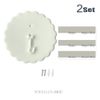 Super Glue Dome Ceiling Hooks - Mosquito Net & Bed Canopy Hooks (7IN, 2Set) - Easy Install, Nail-Free