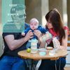 Termichy Stackable Formula Dispenser Portable Milk Powder Container, 2 Pack, Mint